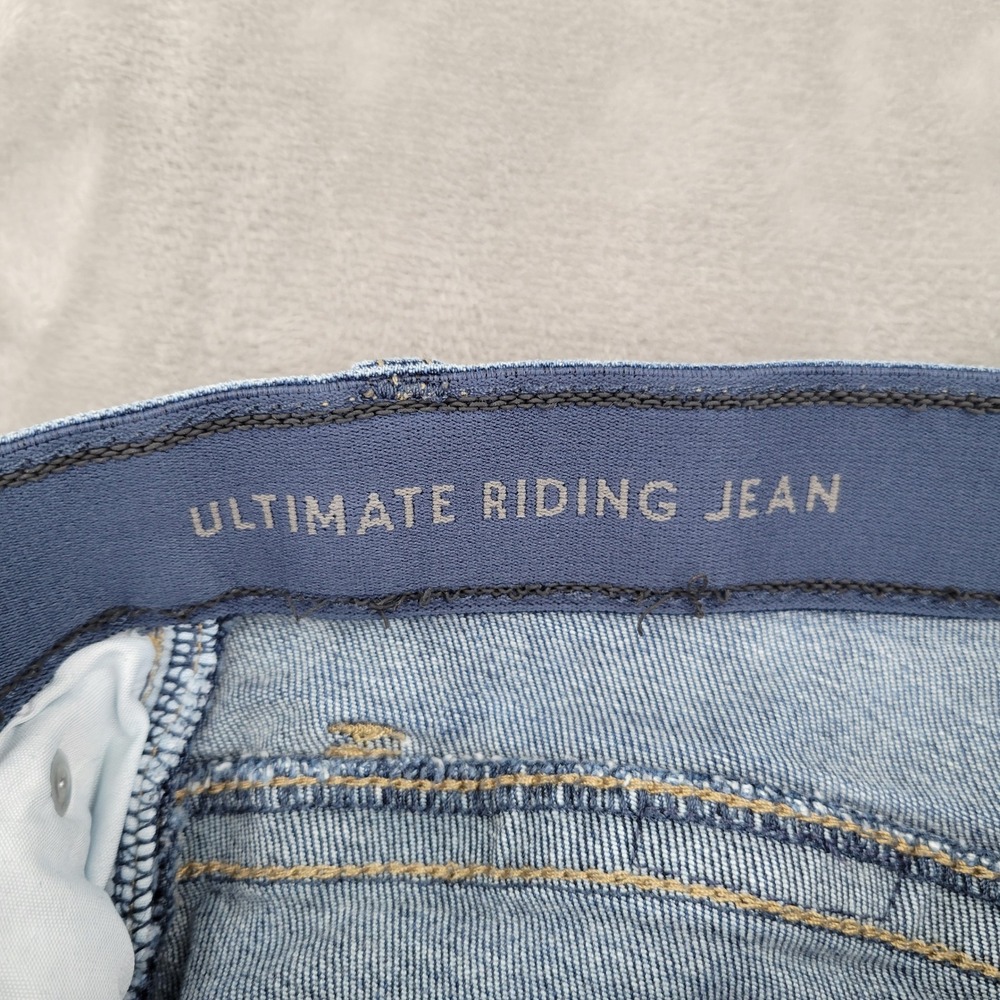 Wrangler Ultimate Riding Jean Willow Womens 28x34 Blue Bootcut Stretch Denim - Picture 7 of 12